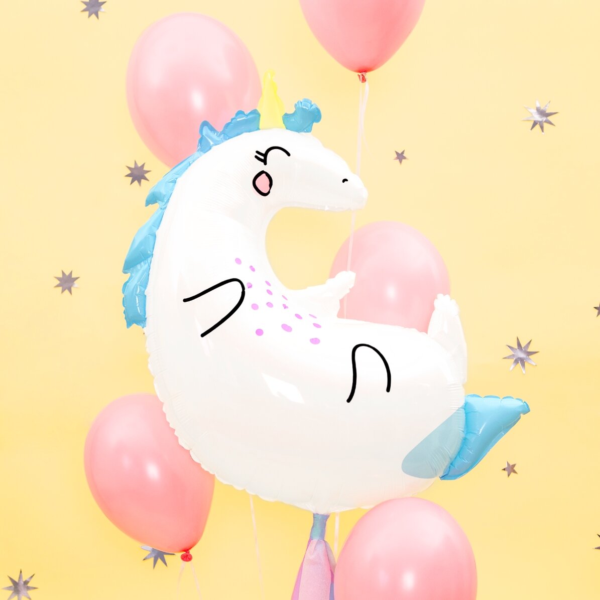 Balloon - White Unicorn