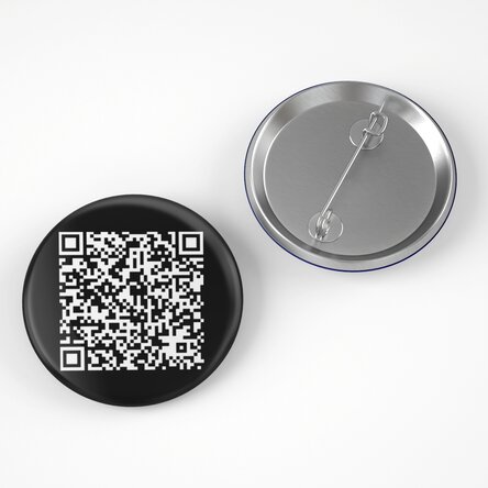 Personalised badge with QR code - Add contact