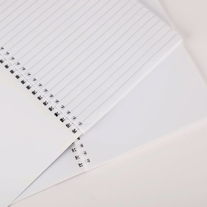Personalised notebook with message