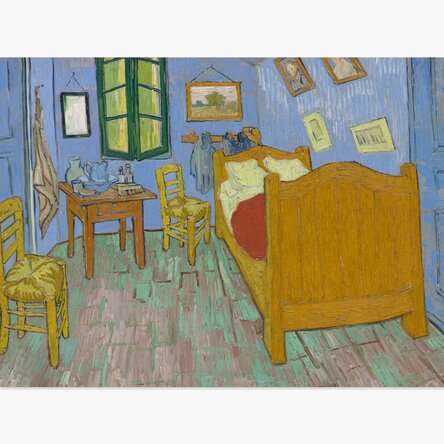 Landscape poster - Vincent van Gogh - The Bedroom, 1889