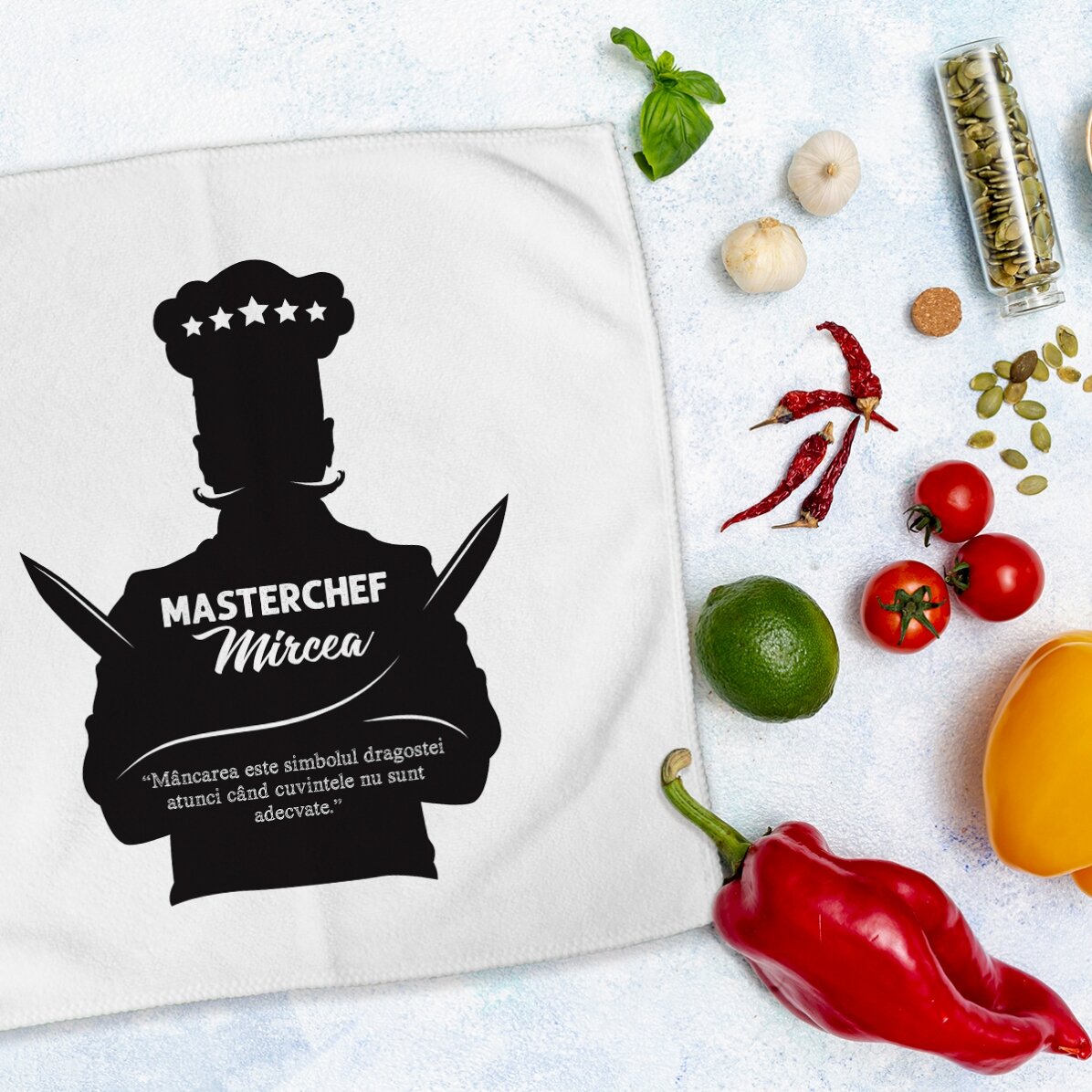 Προσωποποιημένη πετσέτα με κείμενο - Masterchef
