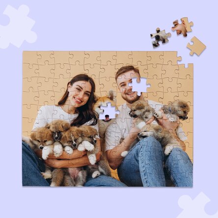 Personalised puzzle with a 24x19 cm photo