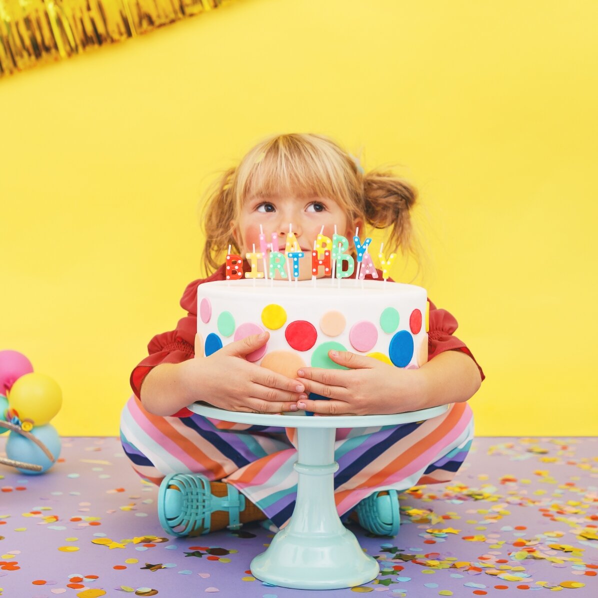 Cake candles - Happy Birthday set