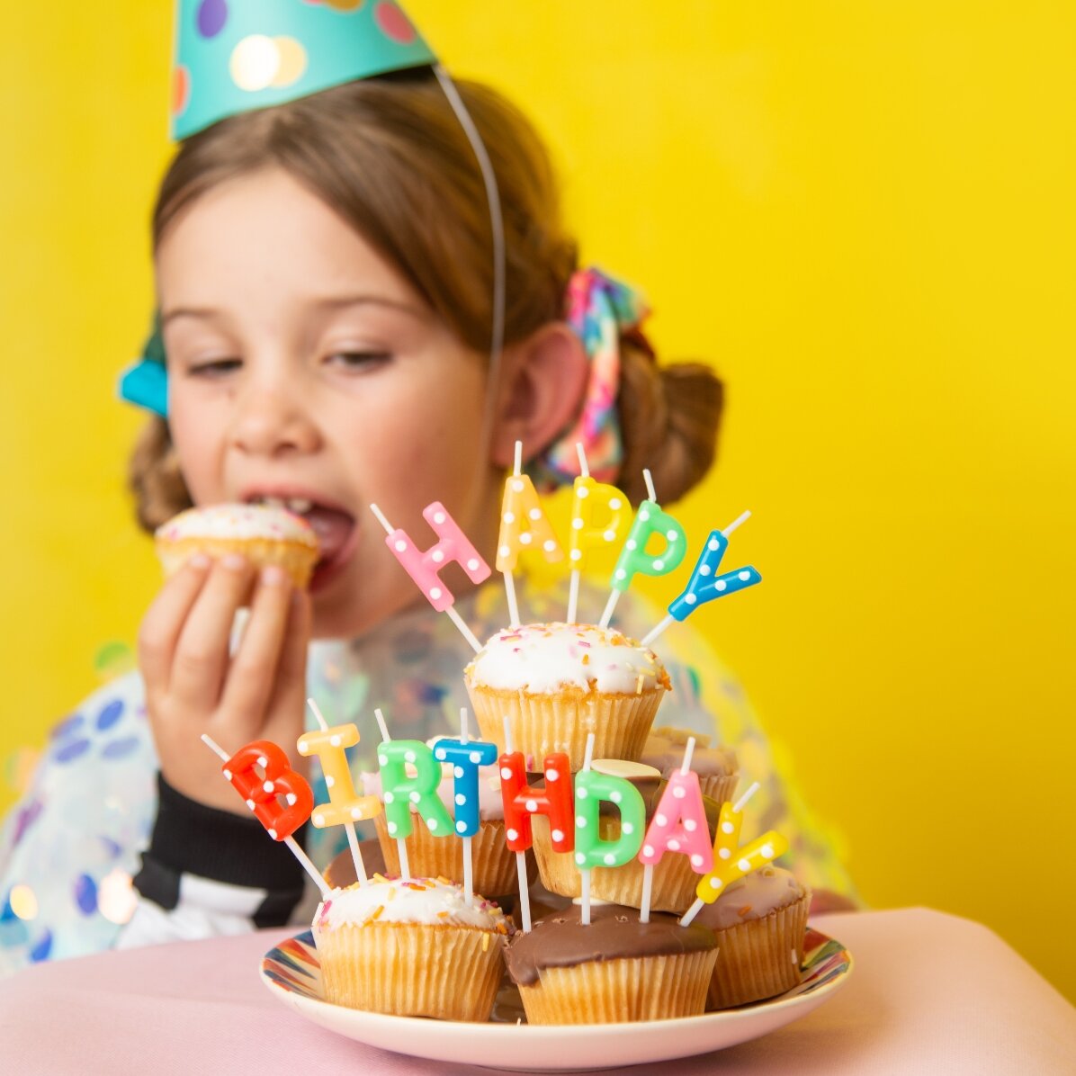 Cake candles - Happy Birthday set