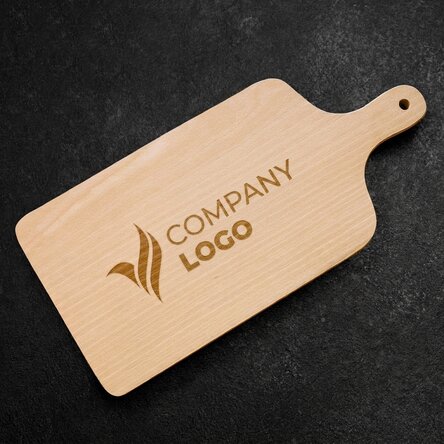 Customised chopping board with logo