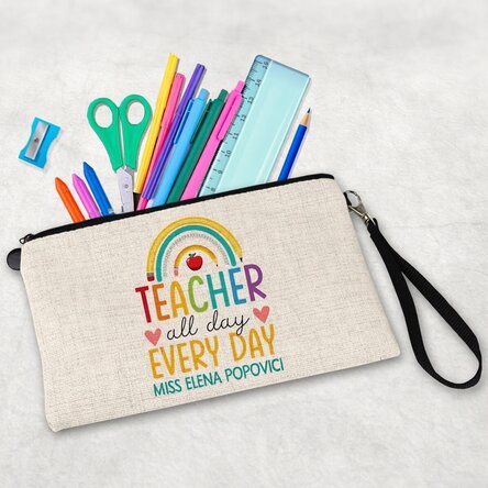 Personalised teacher's kit with text - Teacher all day