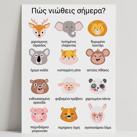 Αφίσα «Πώς νιώθεις σήμερα;»