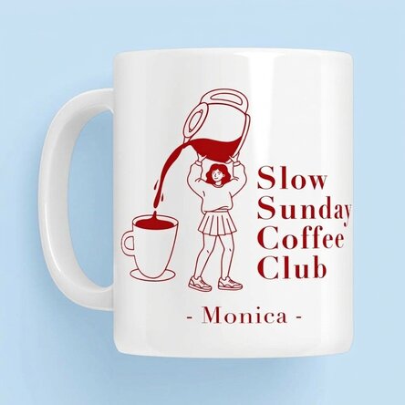 Προσωποποιημένη κούπα με κείμενο - Coffee Club