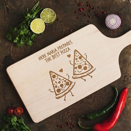 Customised chopping board - The best pizza