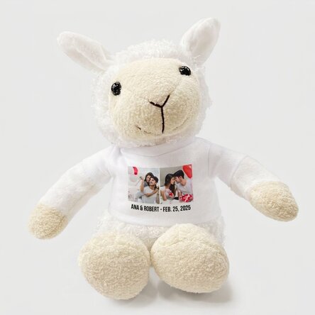 Personalised sheep with 2 photos and text