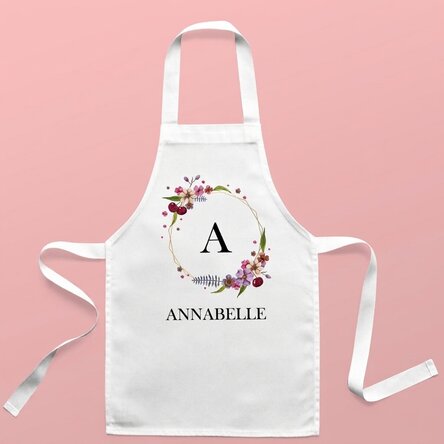 Personalised children's apron with text - Name