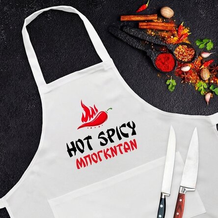 Προσαρμοσμένο μοτίβο με κείμενο - Spicy