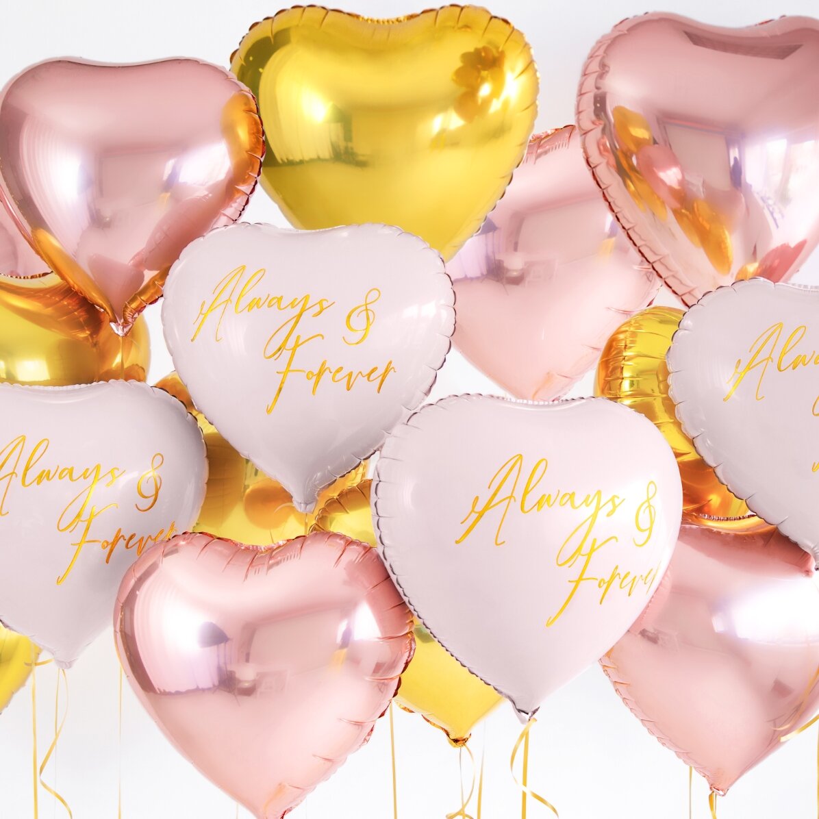Balloon - Golden Heart 45cm