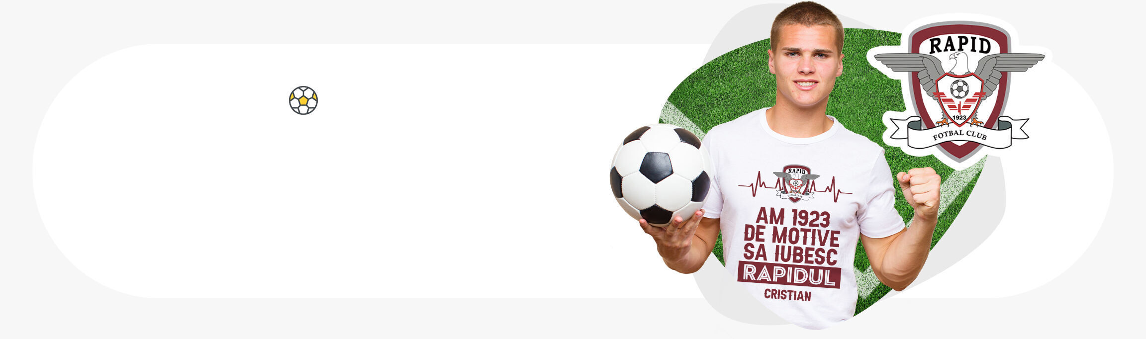 Εξατομικευμένα δώρα με επίσημη άδεια χρήσης - FC Rapid 1923 Βουκουρέστι