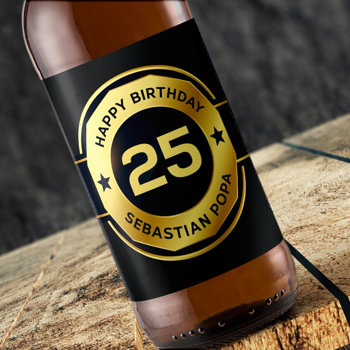 Personalised beer with text - Birthday Beer