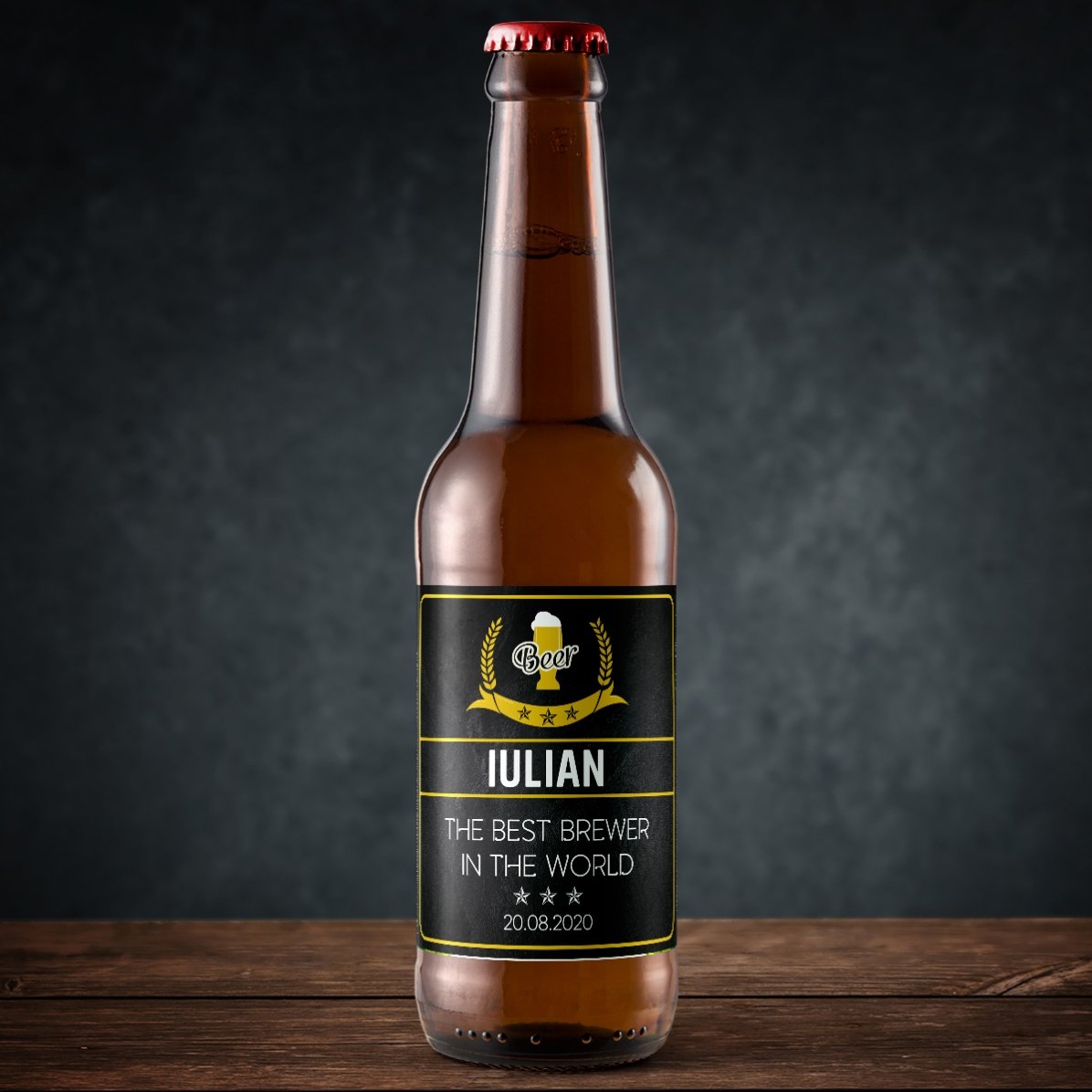 Προσαρμοσμένη μπύρα με κείμενο - The best brewer