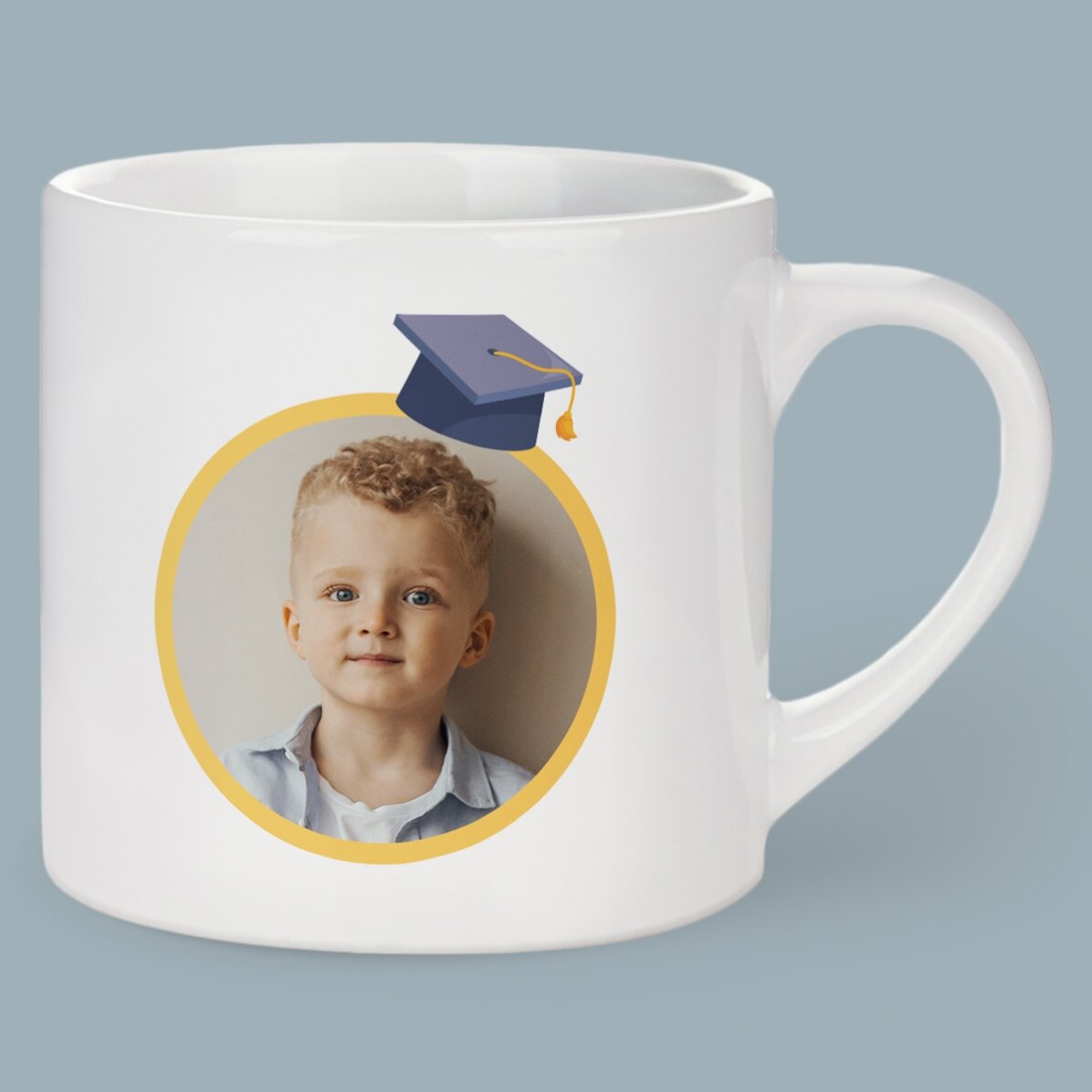 Personalised mug with message for children - Graduation