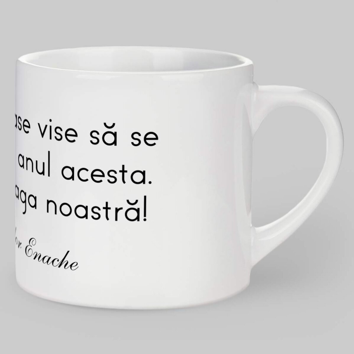 Personalised espresso cup with text - Message for your loved ones