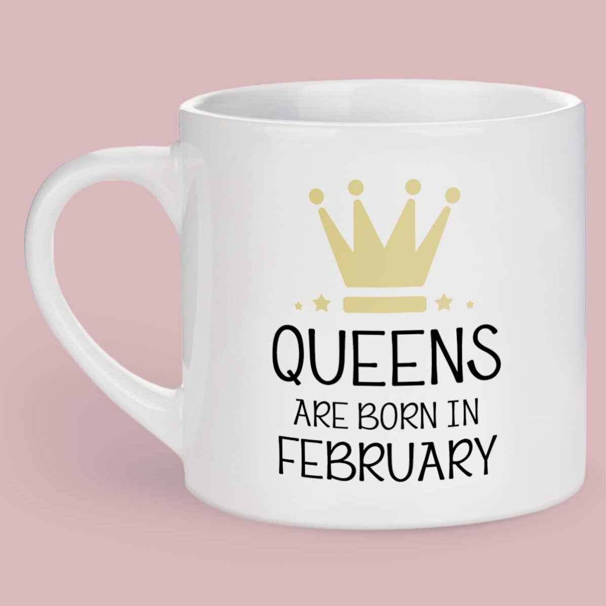 Προσωποποιημένη κούπα εσπρέσο με κείμενο - Queens