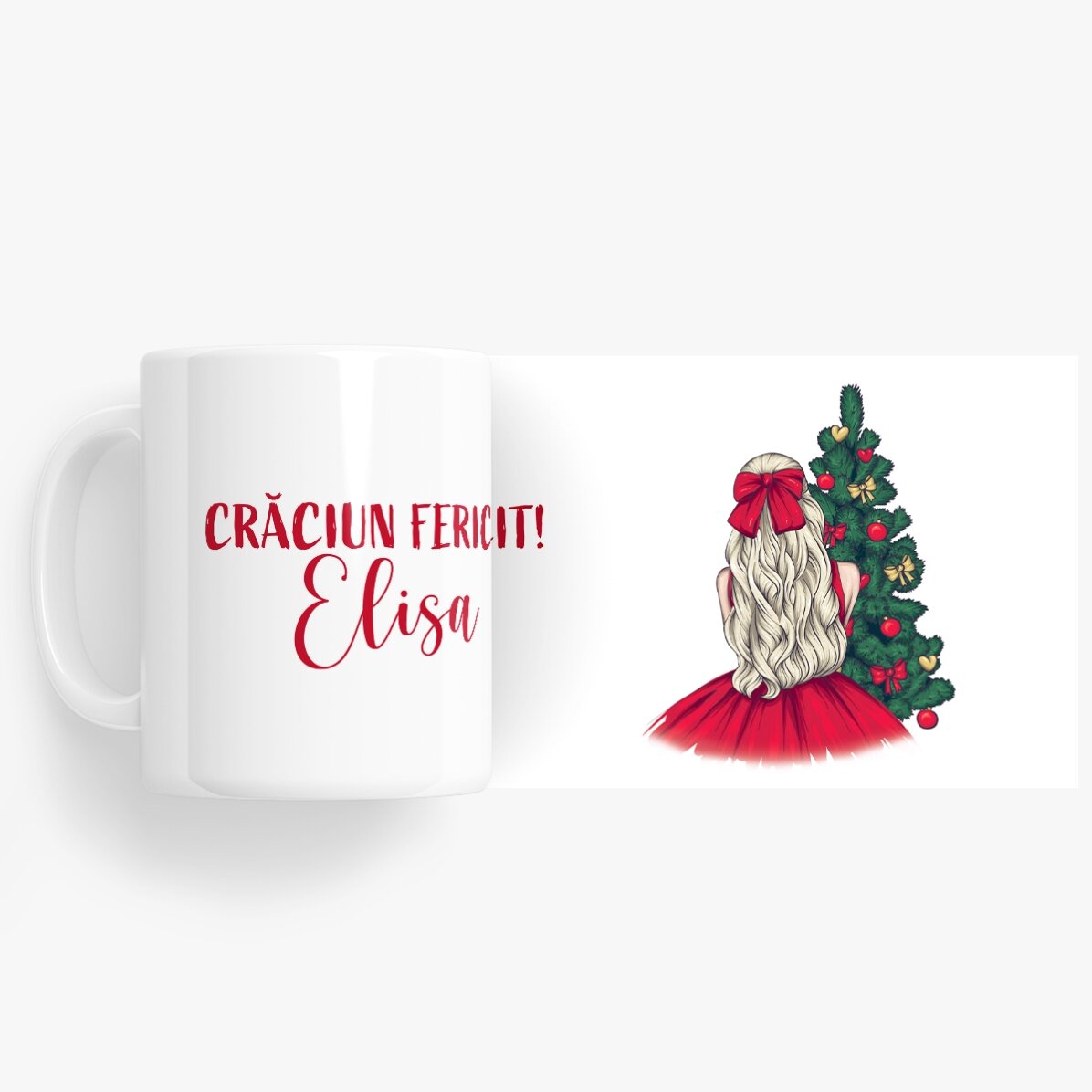 Προσωποποιημένο κύπελλο με όνομα - Christmas Princess