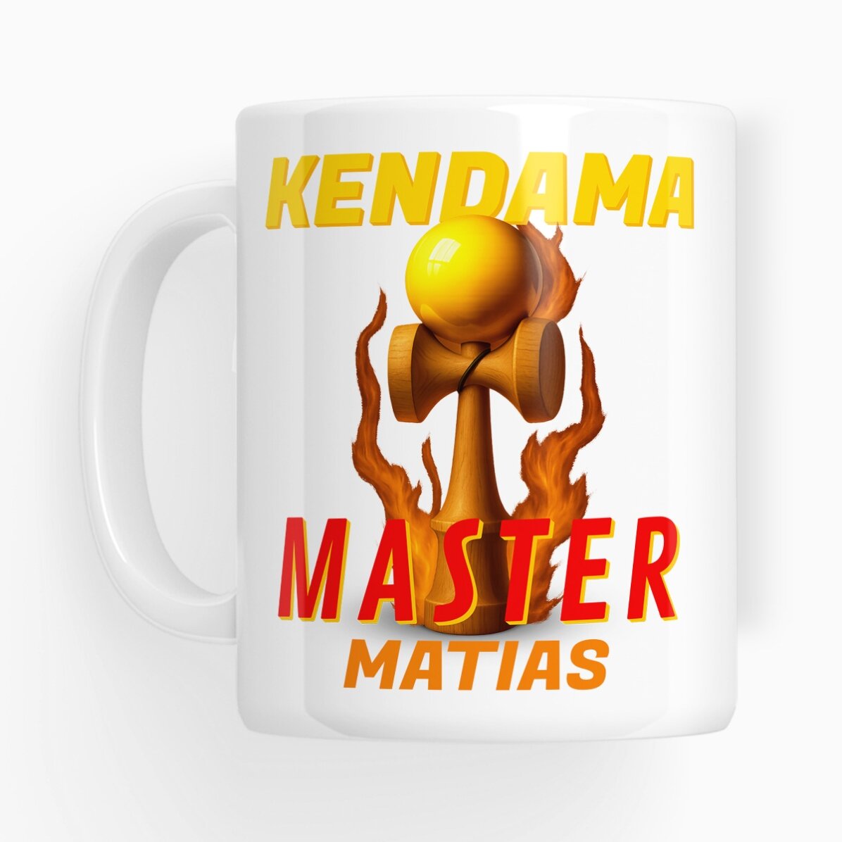 Προσωποποιημένη κούπα με κείμενο - Kendama Master