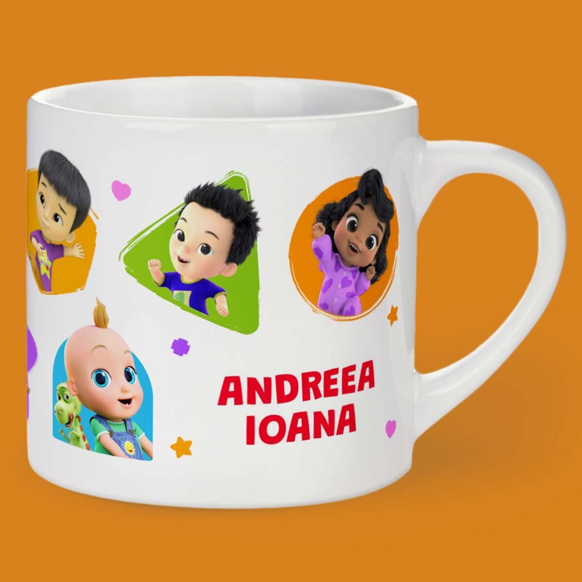Personalised mug for children with photo and name - TraLaLa