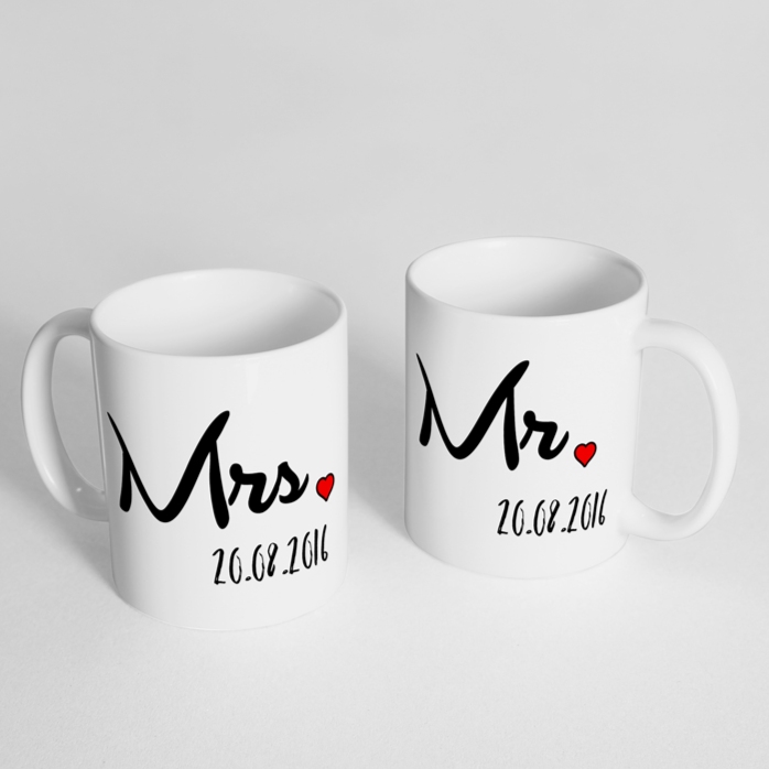 Κούπες για ζευγάρια - Mrs και Mr