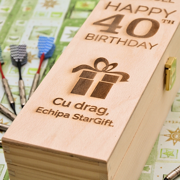 Personalised wine box - Happy Birthday Gift
