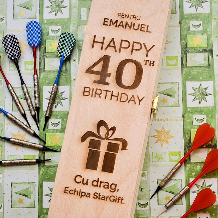 Personalised wine box - Happy Birthday Gift