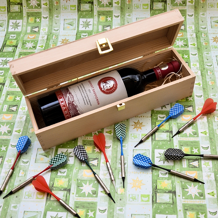 Personalised wine box - Happy Birthday Gift