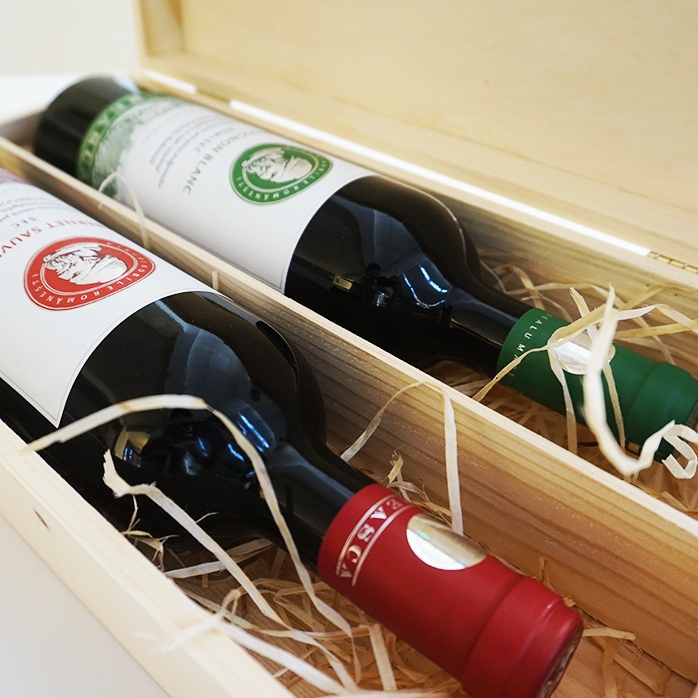 Personalised wine box for two bottles - Years Of Memories