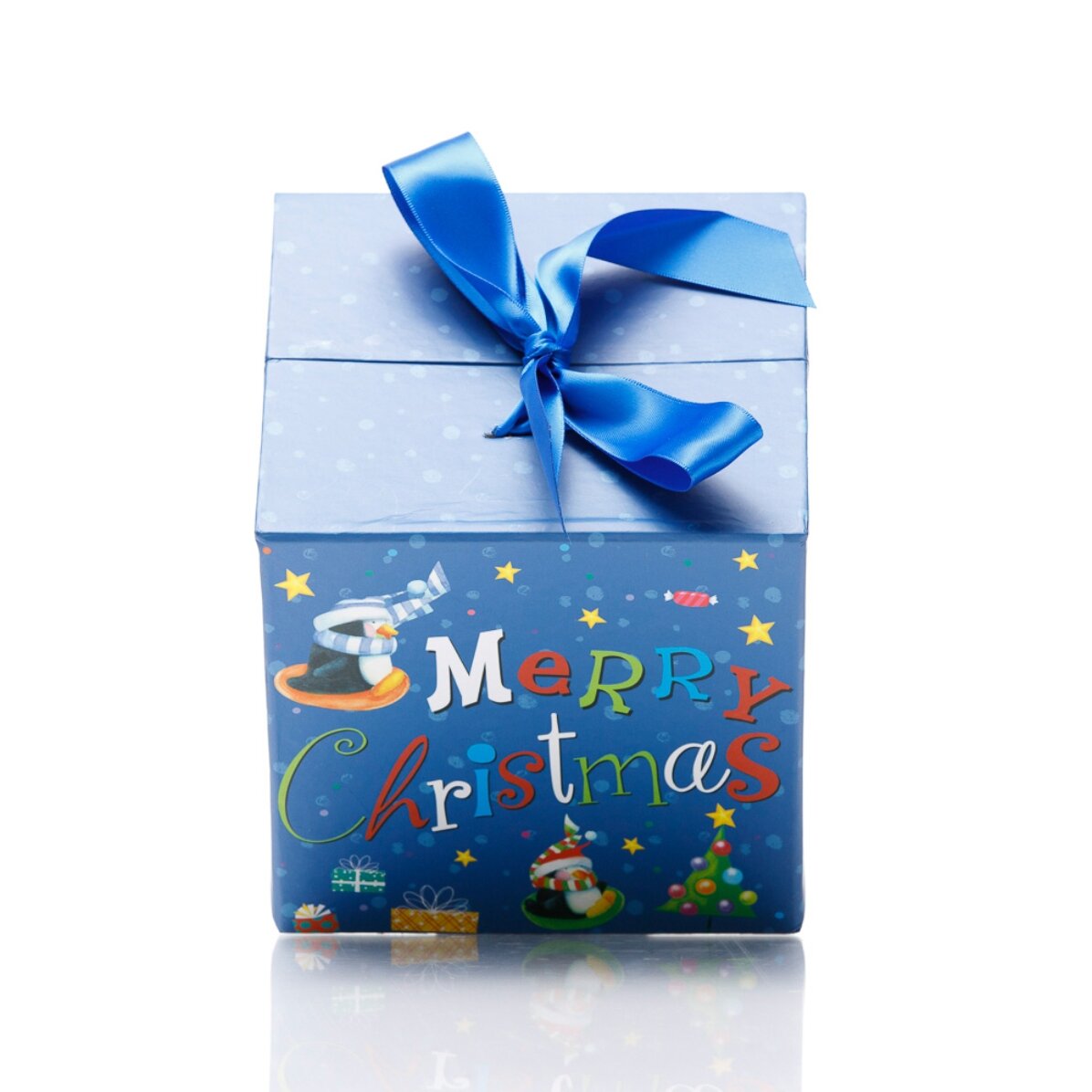 Christmas gift box - colourful gift model