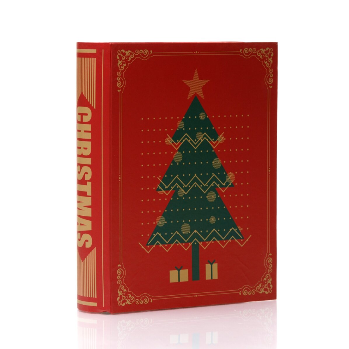 Christmas gift box - fir tree model