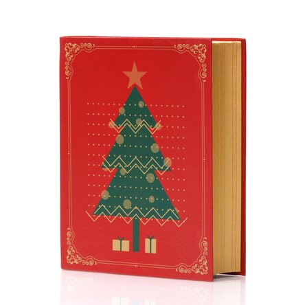 Christmas gift box - fir tree model
