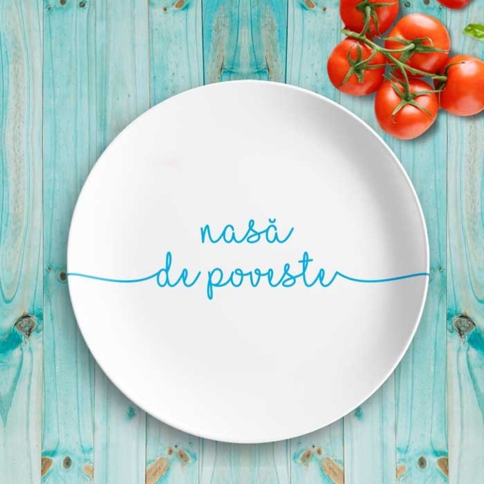Personalised plate with text - Sea Sprite