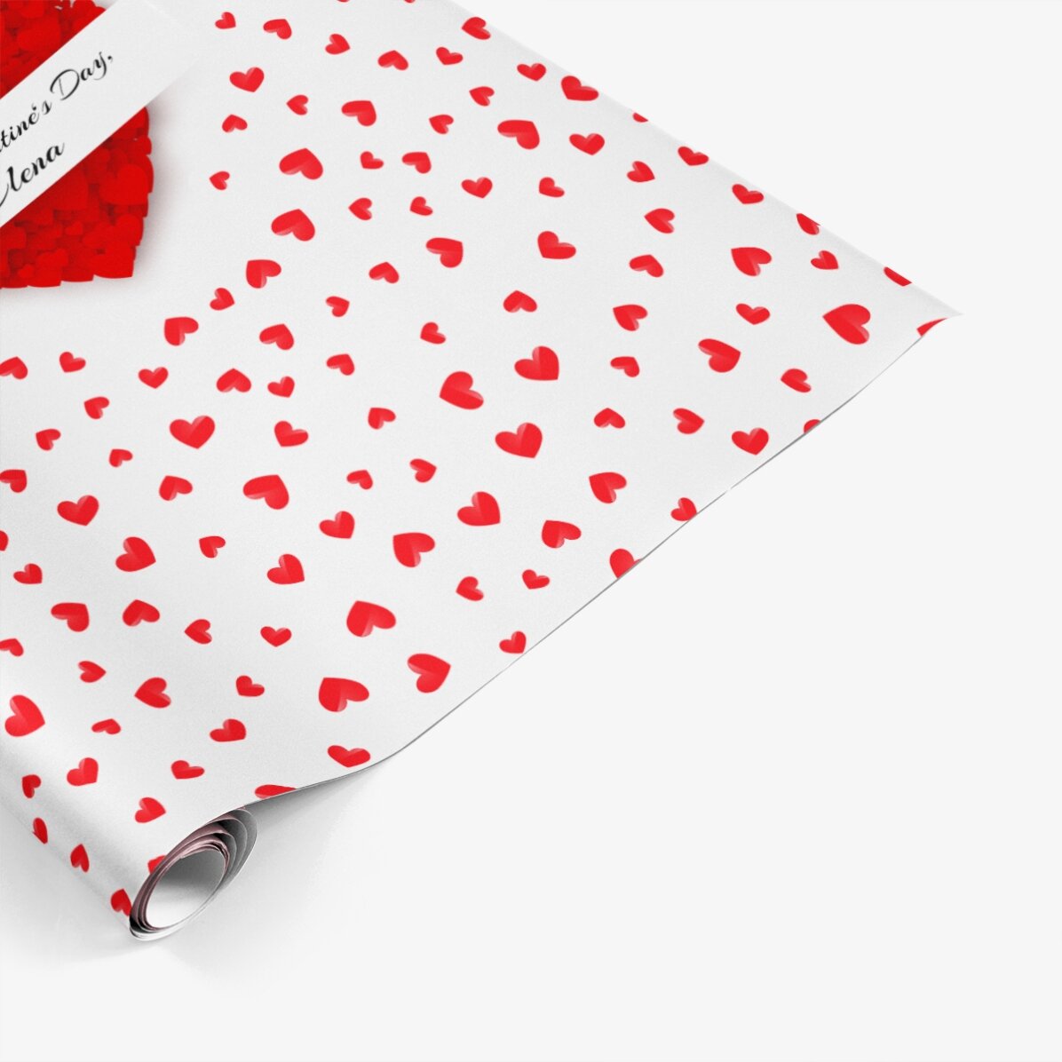 Personalised gift wrapping paper - Love is in the air