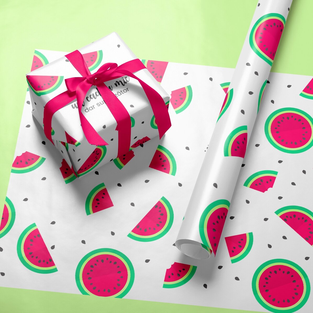 Personalised gift wrapping paper - Watermelons
