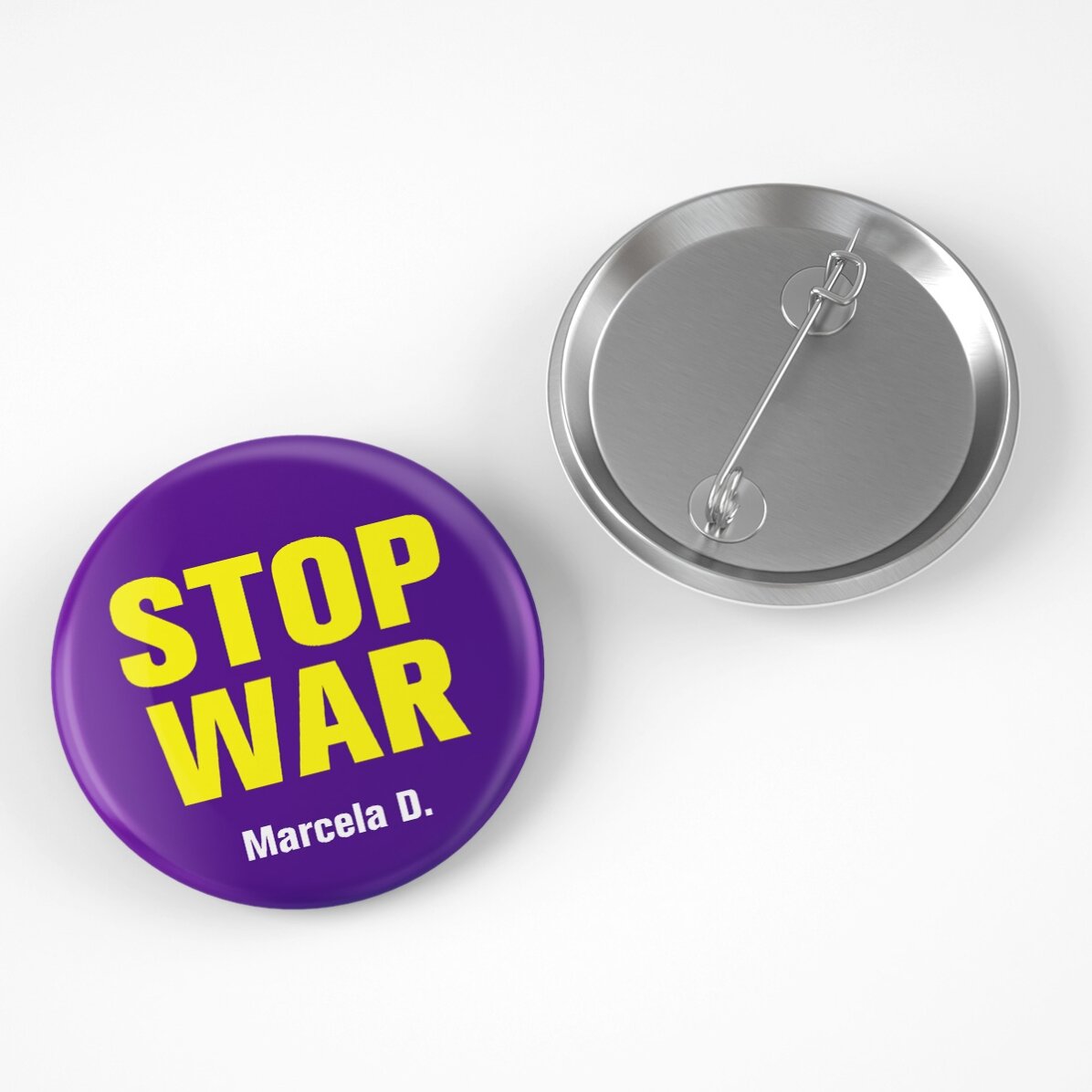 Προσωποποιημένο σήμα με όνομα - STOP WAR