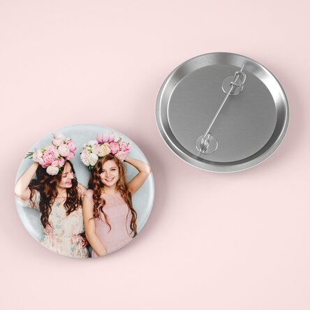 Personalised badge with a photo