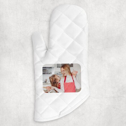 Personalised oven glove with photo