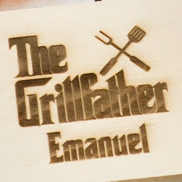 Προσαρμοσμένο μίνι ξύλο κοπής - The Grillfather