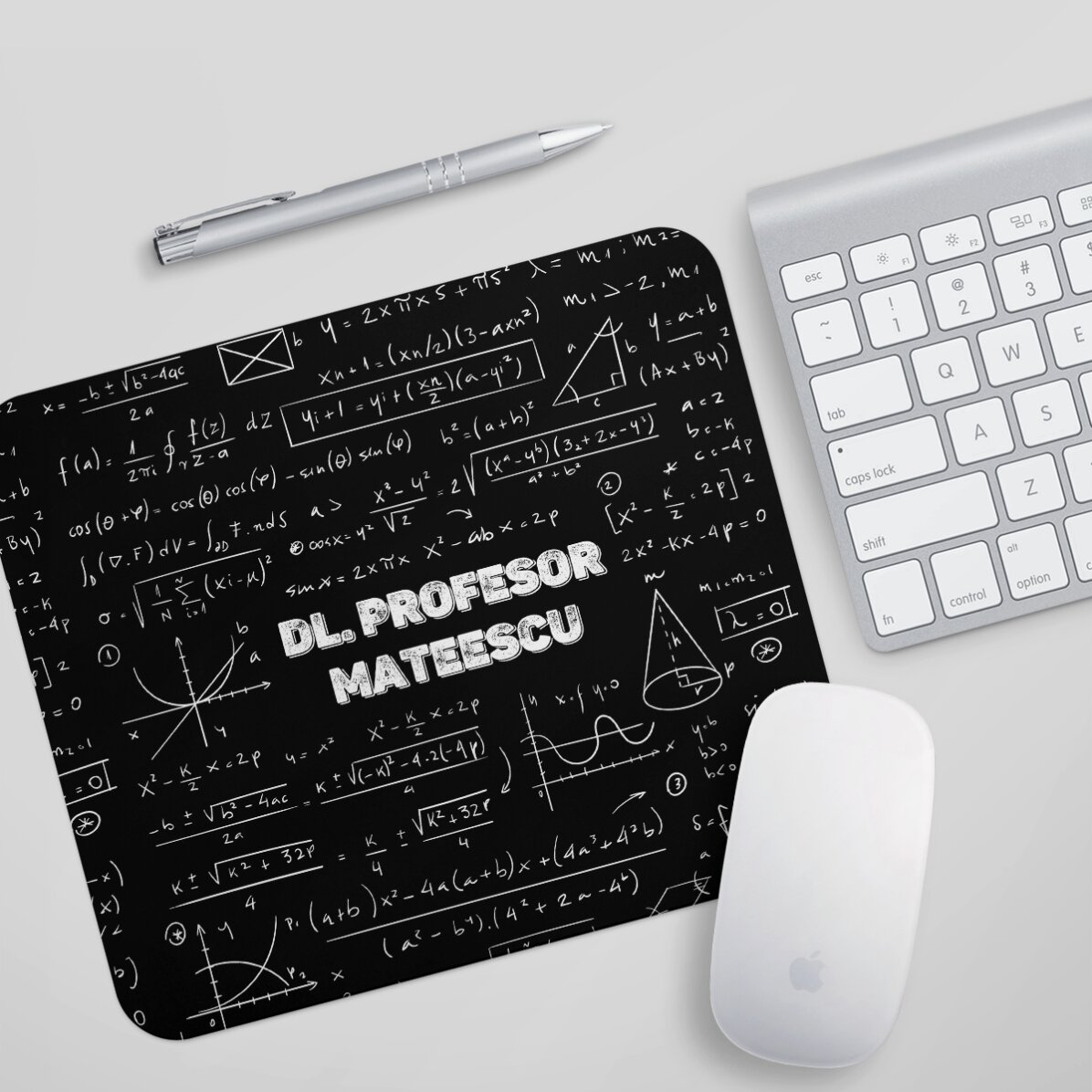 Personalised mouse pad with name - Maths teacher