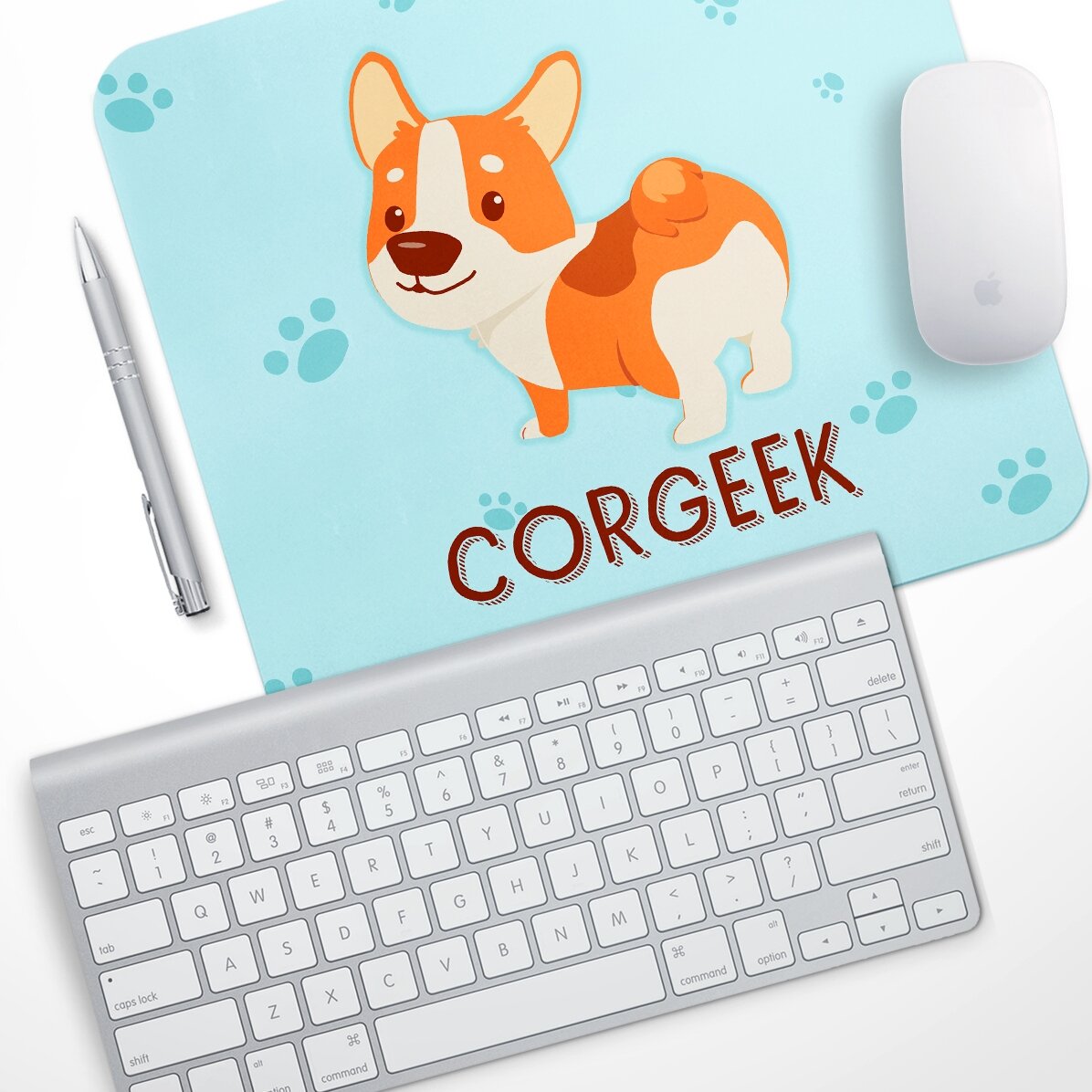 Προσαρμοσμένο mouse pad με κείμενο - Corgeek