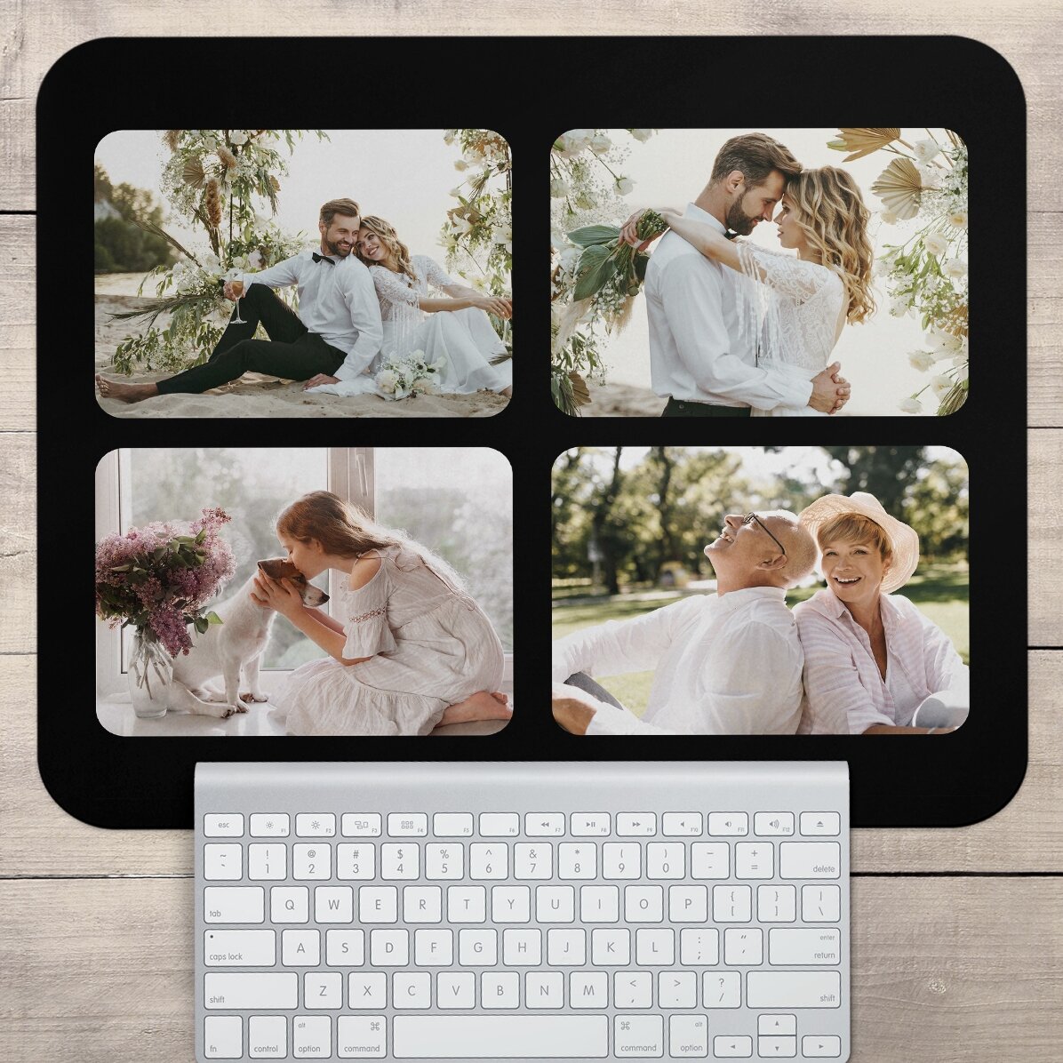 Προσαρμοσμένο mouse pad XL με 4 φωτογραφίες