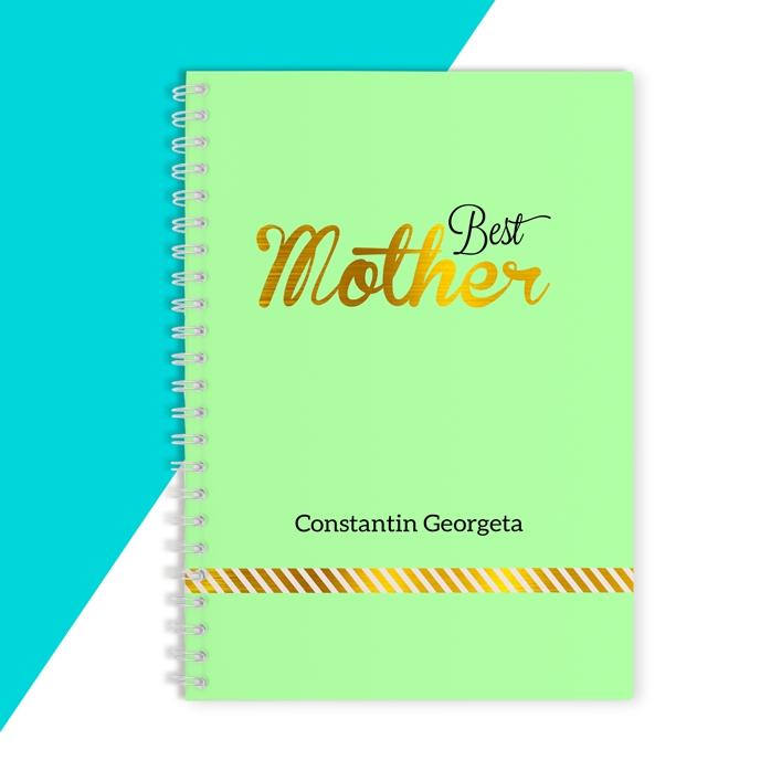 Προσαρμοσμένο σημειωματάριο - Best Mother, Green