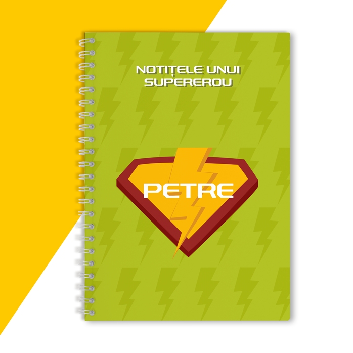 Personalised notebook - Superhero