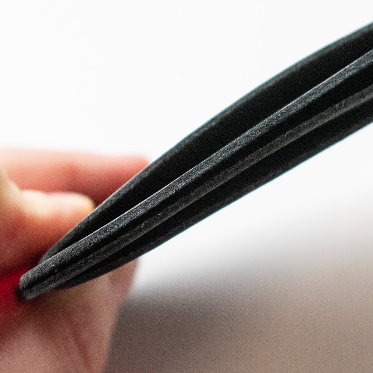 Personalised leather wallet with name in the middle