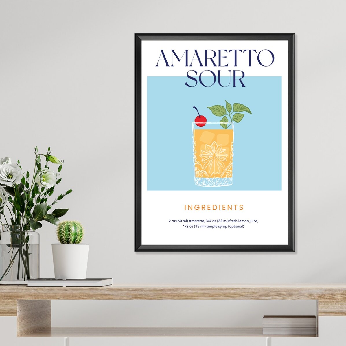 Αφίσα Amaretto Sour