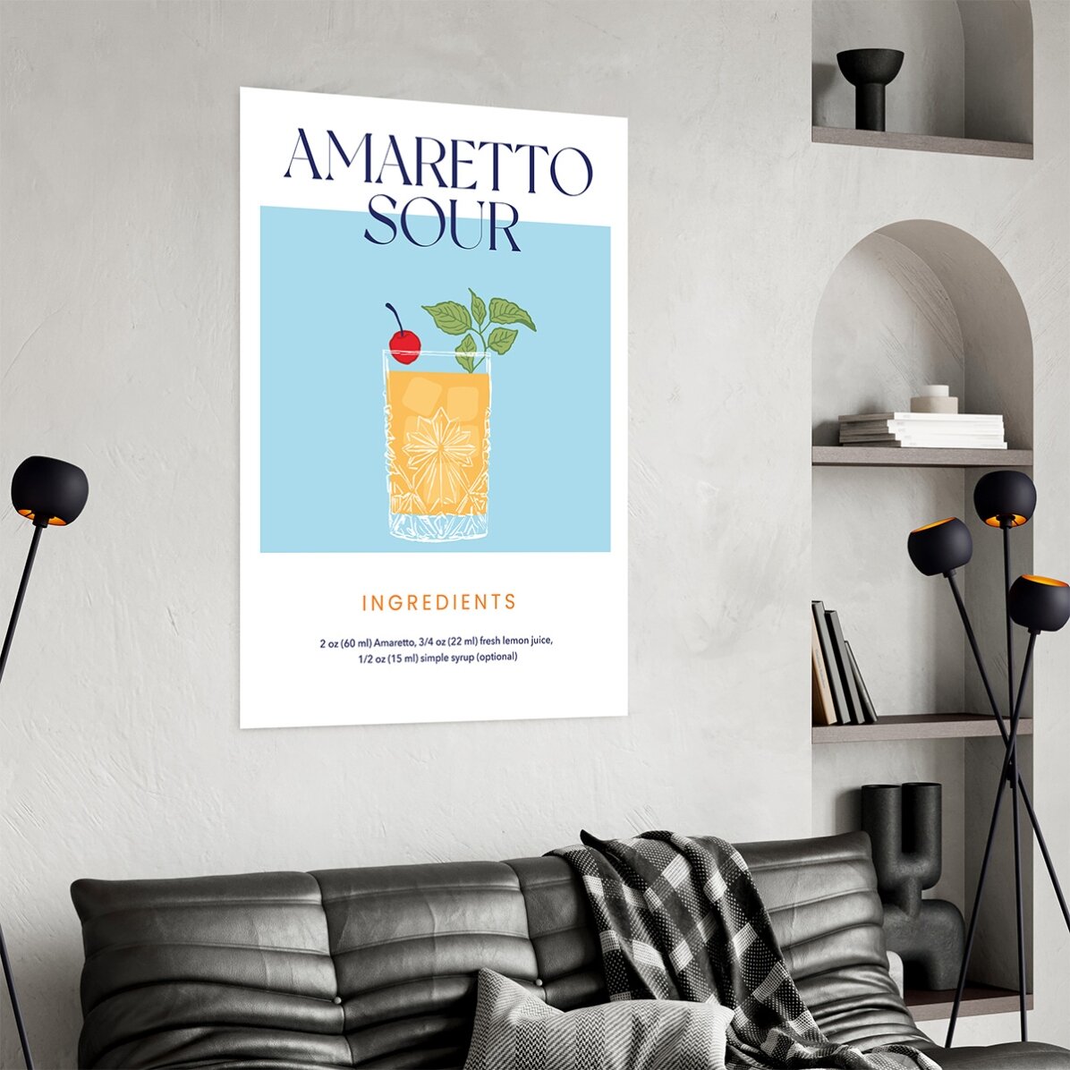 Αφίσα Amaretto Sour