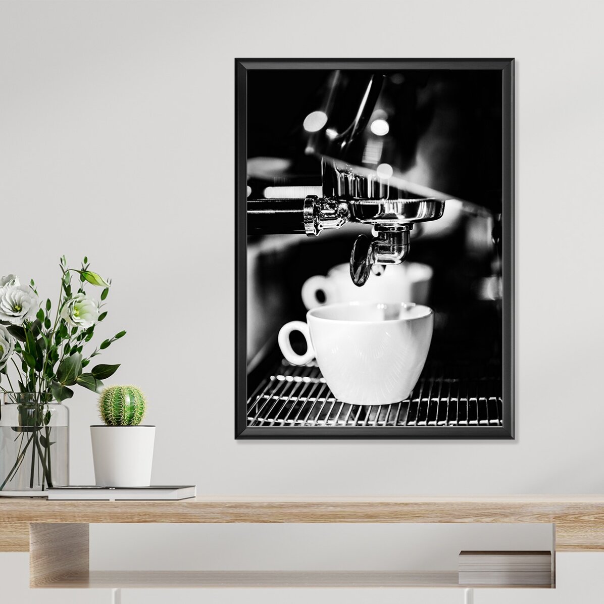 Αφίσα «Black and white coffee time»
